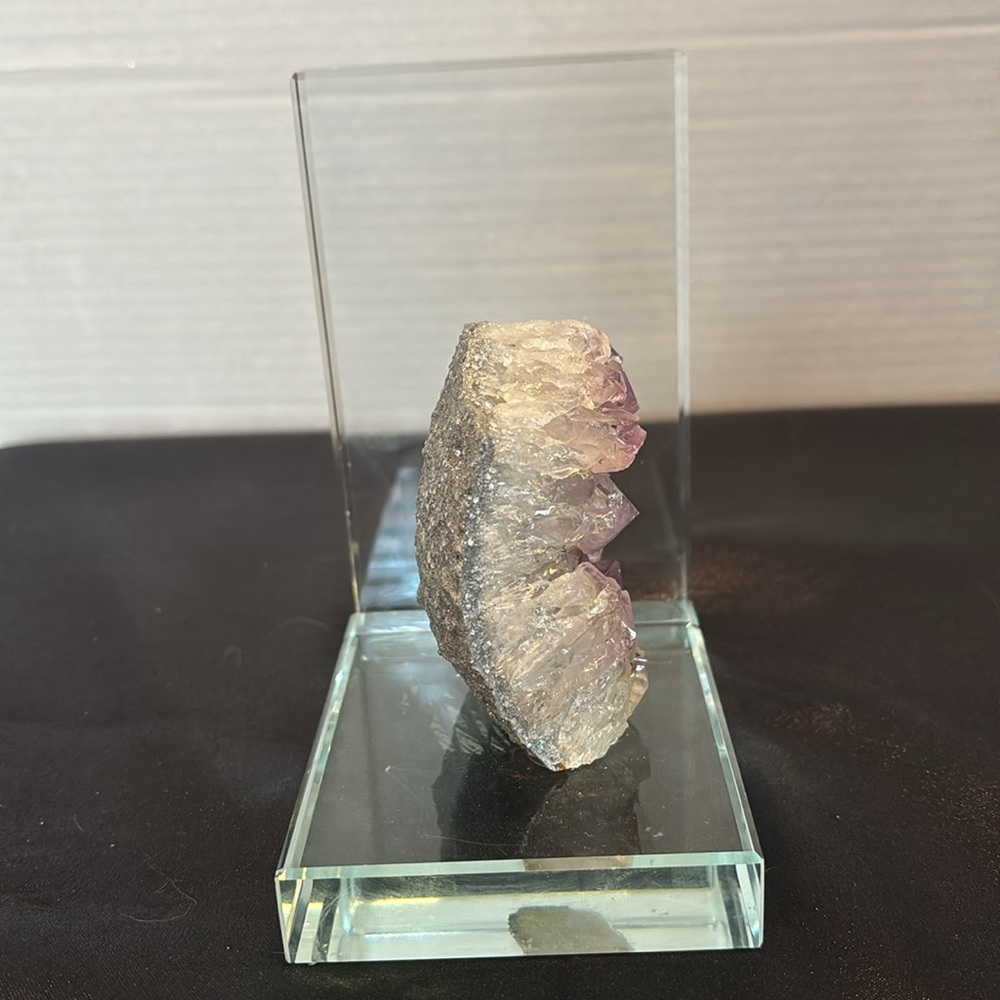 Amethyst Geode Acrylic Bookend/NWOT - Picture 4 of 6